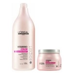 Loreal Professionnel Kit Vitamino Color Shampoo 1500ml + Máscara 500ml