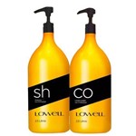 Lowell Kit Lavatório Profissional Shampoo e Condicion 2x2,5l