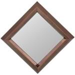 Lozenge Espelho Decorativo 21 Cm X 21 Cm Ouro Sepia