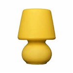 Luminária Abajur Micro Lampe Amarelo com Capa