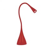 Luminária de Mesa LED Flexível Taschibra TLM 07 Vermelho