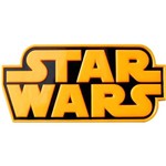 Luminária de Parede Logo Star Wars Branco - 3D LIGHTt FX