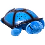 Luminaria Infantil Tartaruga Azul Musica Leds + Fonte Bivolt