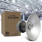Luminária Refletora High Bay Industrial Led Iluctron Branco Frio 100w Bivolt Iluminação Interna