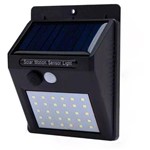 Luminária Solar de Parede com Sensor de Movimento e Acendimento Automático 30 Led Xtrad - Xd-03