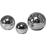 Luminárias Led Silver Dust - Conjunto de 3 Bolas - Christmas Traditions