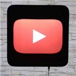 Luminoso Youtube - 40cm
