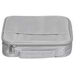 Lunchbox Kit Pt.- Refeição C/bolsa 2pçs Cinza/branco Translucido