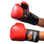 Luva de Boxe Muay Thai Combate Vermelho - Jugui