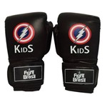 Luva Muay Thai Luva Boxe Infantil 4 Oz Kids Raio Fight Brasil