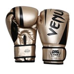 Luva Profissional Boxe Muay Thai Kickboxing - New Challenger - Dourada - 16 Oz - Venum