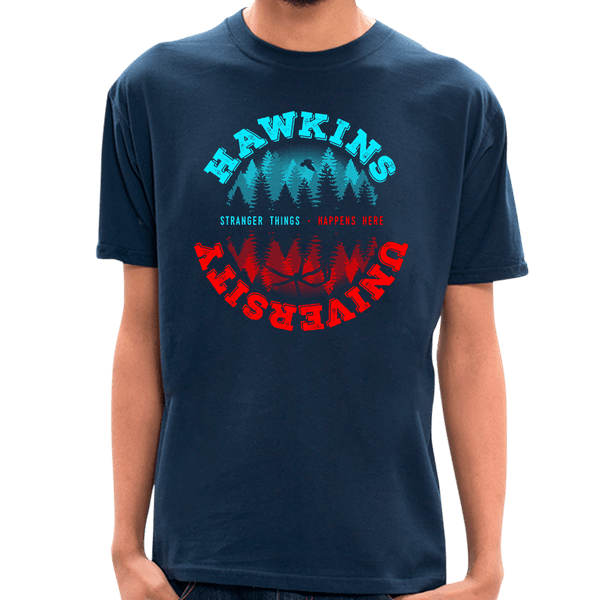 MA - Camiseta Hawkins University - Masculina - P