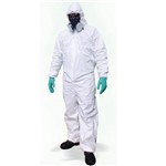 Macacão de Proteção Contra Riscos Químicos "Xg" - Super Safety (Branco)