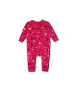 Macacão Infantil Calvin Klein Jeans Estampa Estrelas Rosa Escuro - 3M