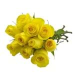 Maço de Rosas Nacionais Amarelas - 7 Hastes