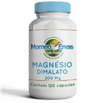 Magnésio Dimalato 200Mg - 120 Cápsulas - Homeo Ervas