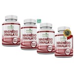 Magnesio Dimalato 550mg 60 Caps - Kit 4 Unidades