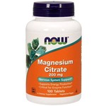 Magnesium Citrate 200mg (100 Tabs) - Now Sports