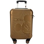 Mala de Viagem P de Bordo 19" 360º Mickey Mouse Luxcel Mf10169my-19 Bronze