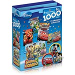 Maleta Supercombo de Quebra-Cabeça - 1000 Peças - Disney - Toyster