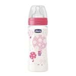 Mamadeira Chicco Well Being 4M+ Rosa 330ml