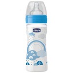 Mamadeira Well-being 250ml +2meses Azul Chicco