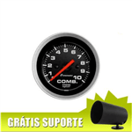 Manômetro de Combustível Cronomac Linha Sport 52mm - Diversas Escalas - GRÁTIS: Suporte de Instrumento Giratório 360° 10kgf (GMNCC64)