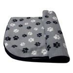 Manta Pet Cobertor Cachorro Gato em Soft Binnopet ( 1mt X 75cm) - Cinza