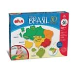 Mapa do Brasil 3d Plástico - Elka - ELKA