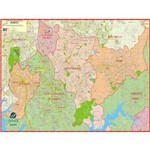 Mapa São Paulo Região ABC Edição Atualizada - 120x90 Cm Gigante