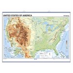 Mapa Usa Of America (Physical / Political)