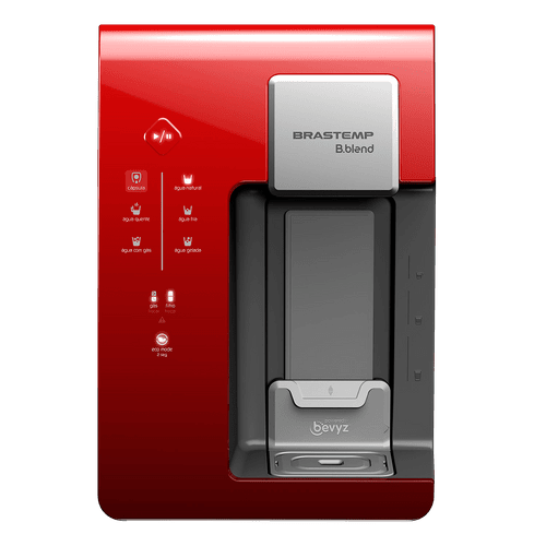 Máquina de Bebidas Brastemp, B.Blend En.Joy, com Purificador, Vermelha - BPG40CV - 220V