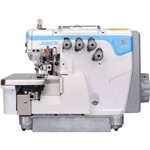 Máquina de Costura Interlock Industrial Eletrônica E4-5, 2 Agulhas, 5 Fios,6500ppm-Jack