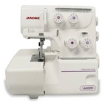 Máquina de Costura Janome Overloch 8002D Uso Doméstico Branco
