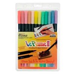 Marcador Brush Pen Le Plume Ii Pastel 12 Cores