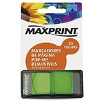 Marcador de Página Pop-up com 50 Folhas Maxprint Verde