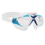 Máscara Aqua Sphere Vista Branco/azul-lente Transparente