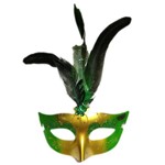 Máscara de Carnaval Lisa C/ Glitter