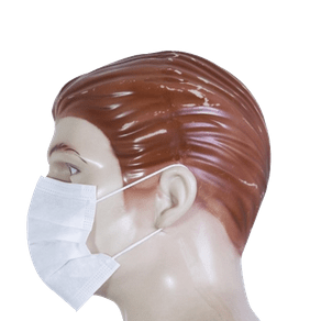 Máscara Descartável Simples com Clips com Elástico Anadona - 100 Unidades (Cód. 7950)