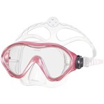 Máscara e Snorkel Speedo para Mergulho Scuba Kit Infantil 062 Rosa Claro