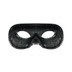 Máscara Essencial Básica Acessório Carnaval com Glitter Preto
