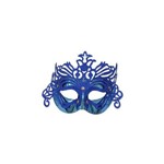Máscara Glitter Azul Escuro