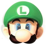 Máscara Luigi - Super Mario World