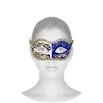 Máscara Veneziana Provençal - Azul