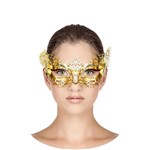 Máscara Veneziana Sinfonia - Ouro