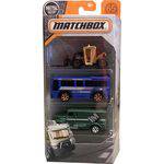 Matchbox Pack com 3 Serviço da Cidade C3713 - Mattel
