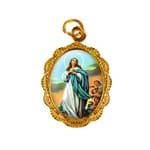 Medalha de Alumínio - Nossa Senhora da Imaculada Conceição - Mod. 01 | SJO Artigos Religiosos