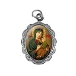 Medalha de Alumínio - Nossa Senhora do Perpétuo Socorro - Mod 2 | SJO Artigos Religiosos
