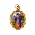 Medalha de Alumínio - Santa Bárbara | SJO Artigos Religiosos