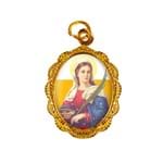 Medalha de Alumínio - Santa Luzia - Mod. 01 | SJO Artigos Religiosos